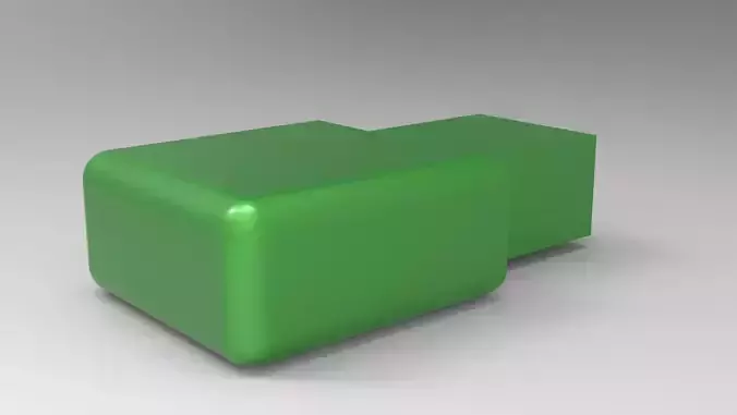 Micro usb 3D model