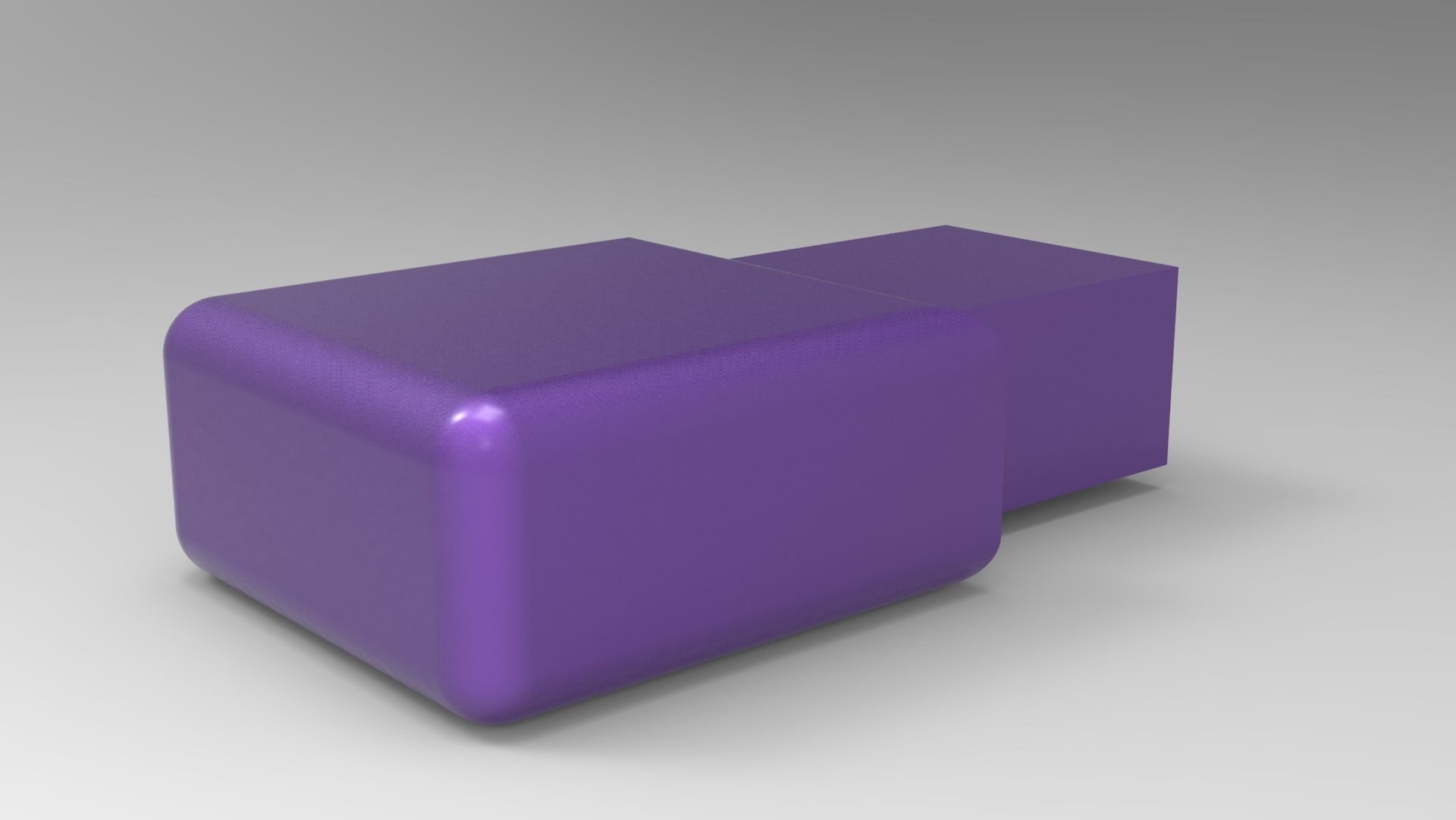 Micro usb 3D model_2