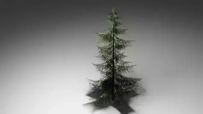 Tree Pine Game Ready