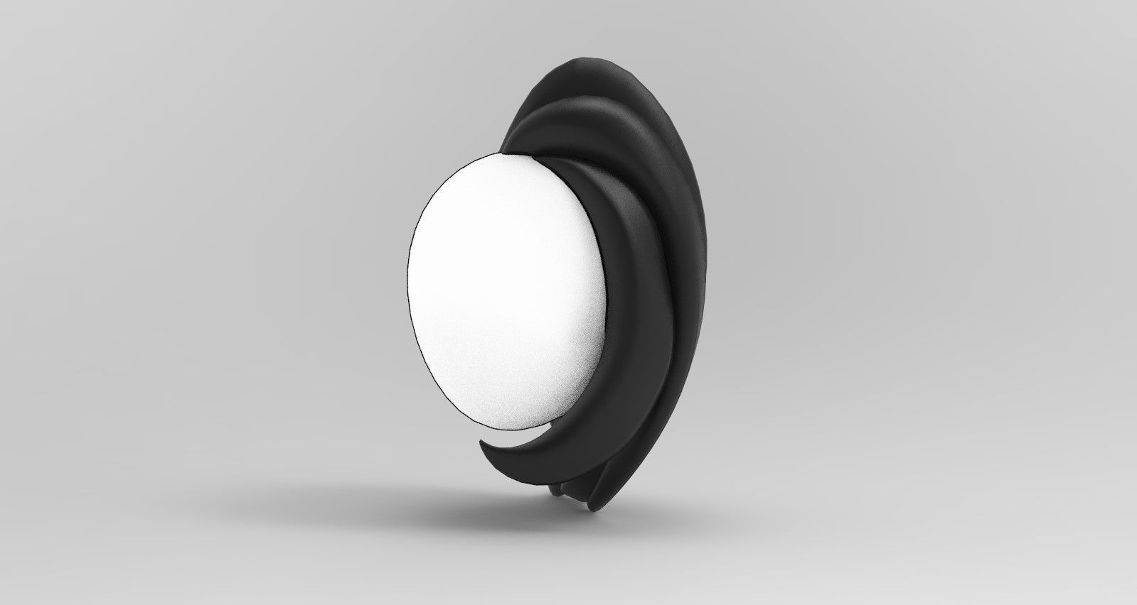 Hairstyle3 penguin mirror Low-poly 3D model_10