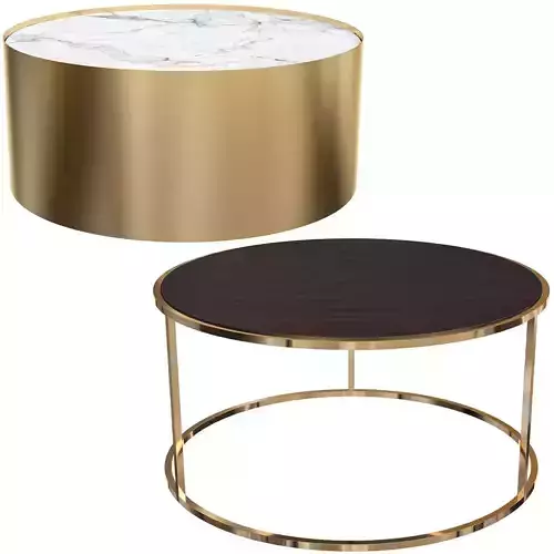 Round Coffee Table Set