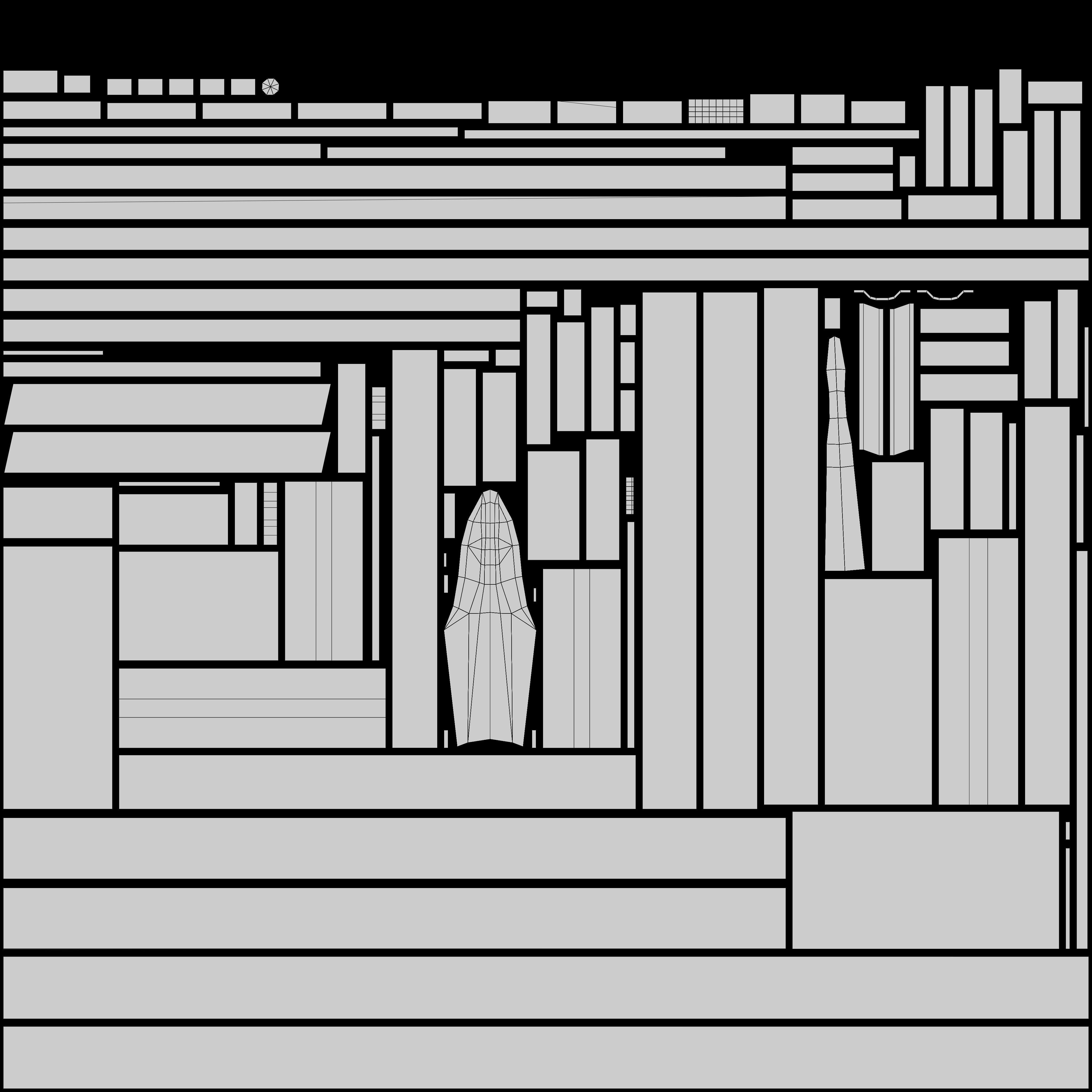 Log cabin - slavic hut Low-poly 3D model_9