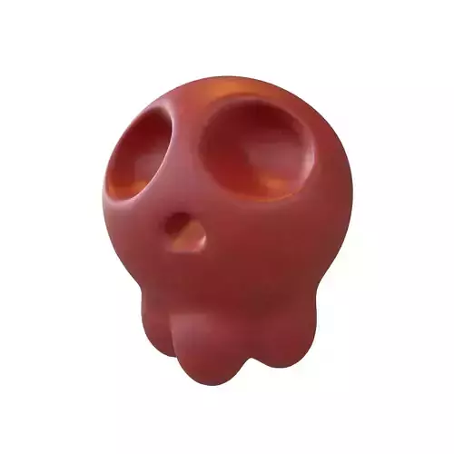 Cartoon Skull v1 004