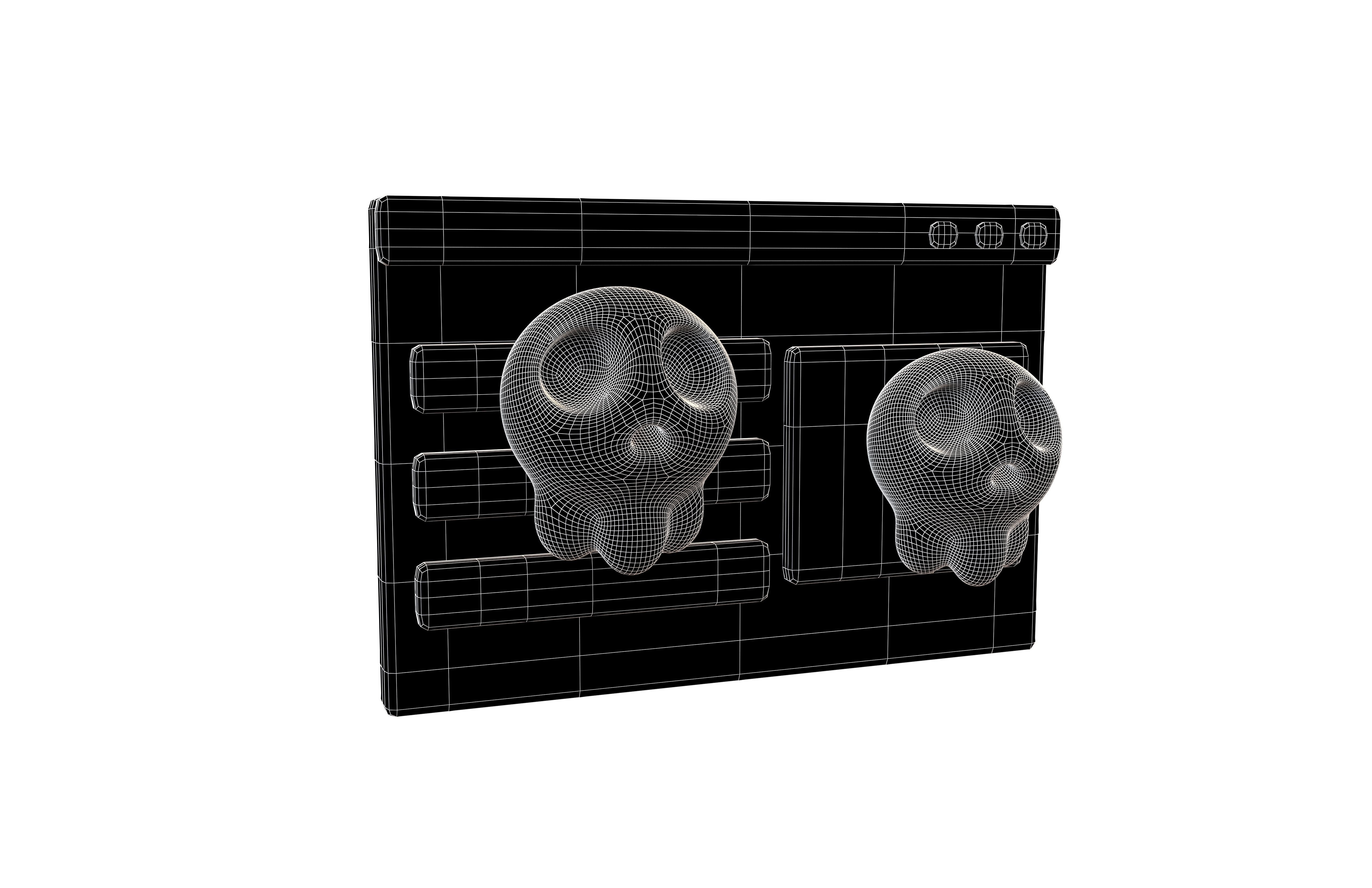 Malicious Website Icon v1 001 Low-poly 3D model_5