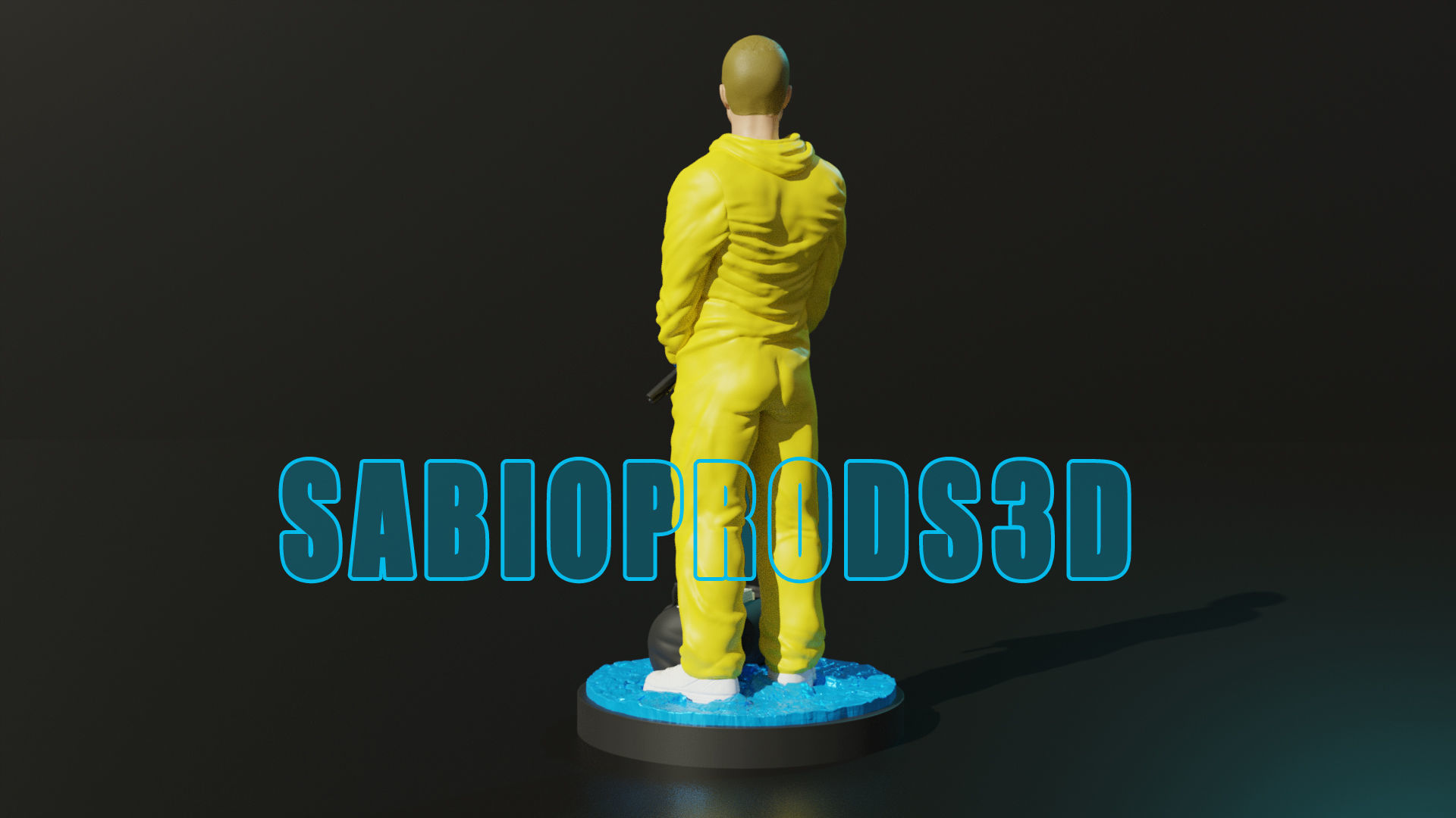 JESSE PINKMAN BREAKING BAD 3DMODEL SABIOPRODS 3D PRINT MODEL 3D print model_1