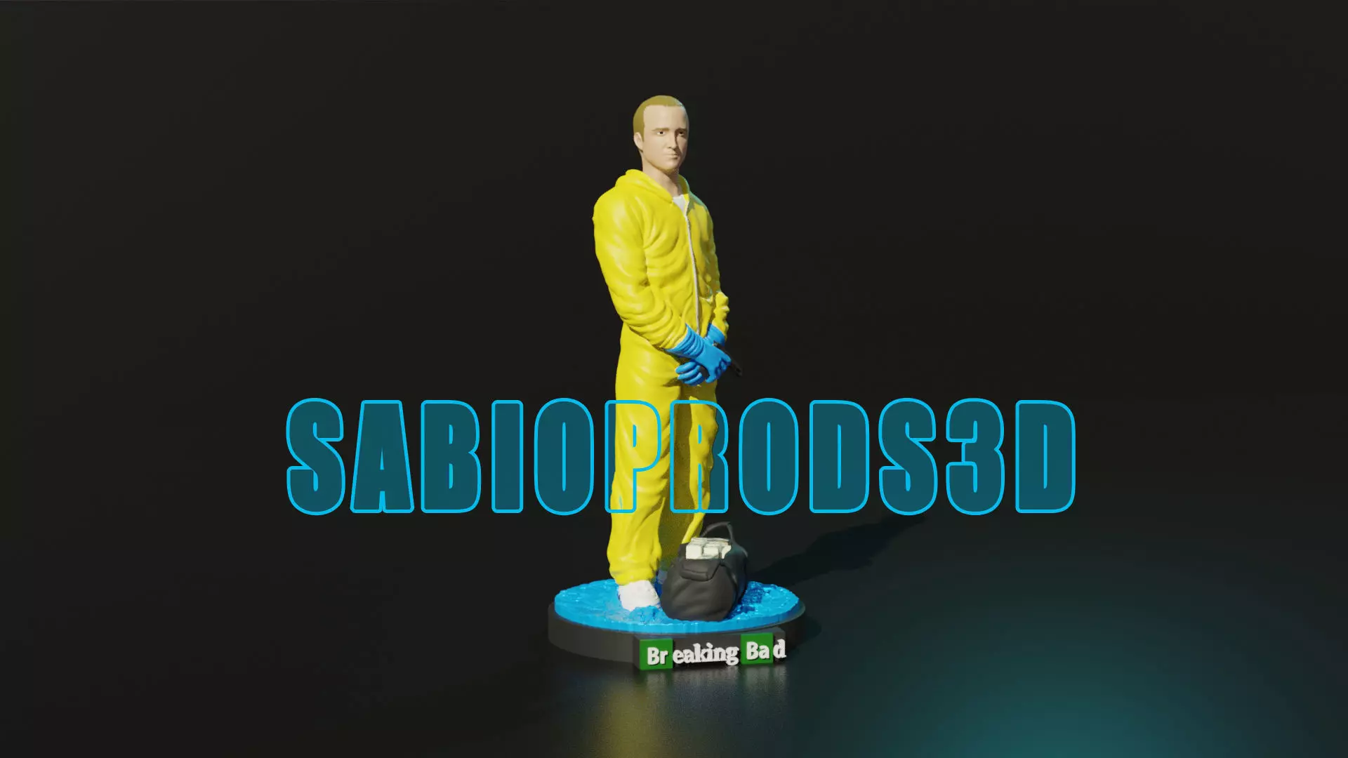JESSE PINKMAN BREAKING BAD 3DMODEL SABIOPRODS 3D PRINT MODEL 3D print model_0
