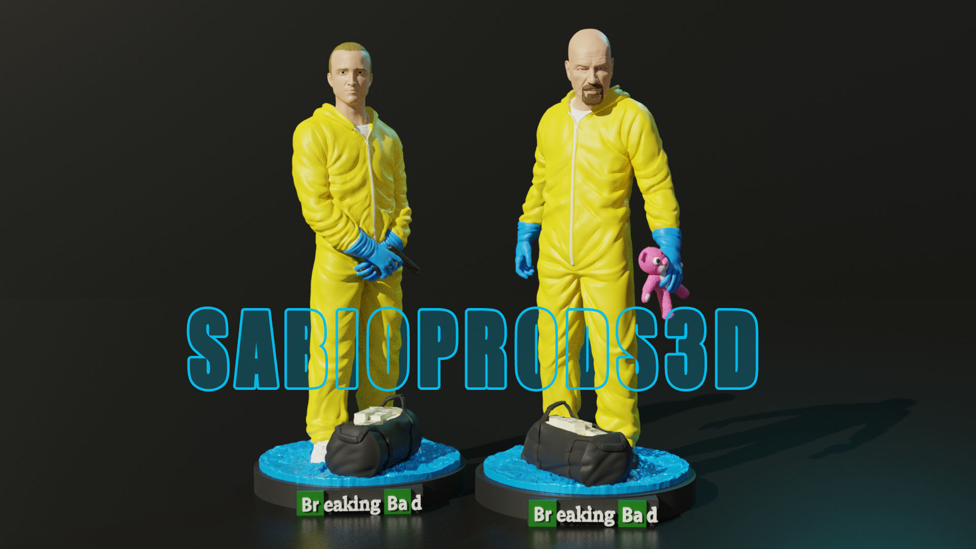 JESSE PINKMAN BREAKING BAD 3DMODEL SABIOPRODS 3D PRINT MODEL 3D print model_4