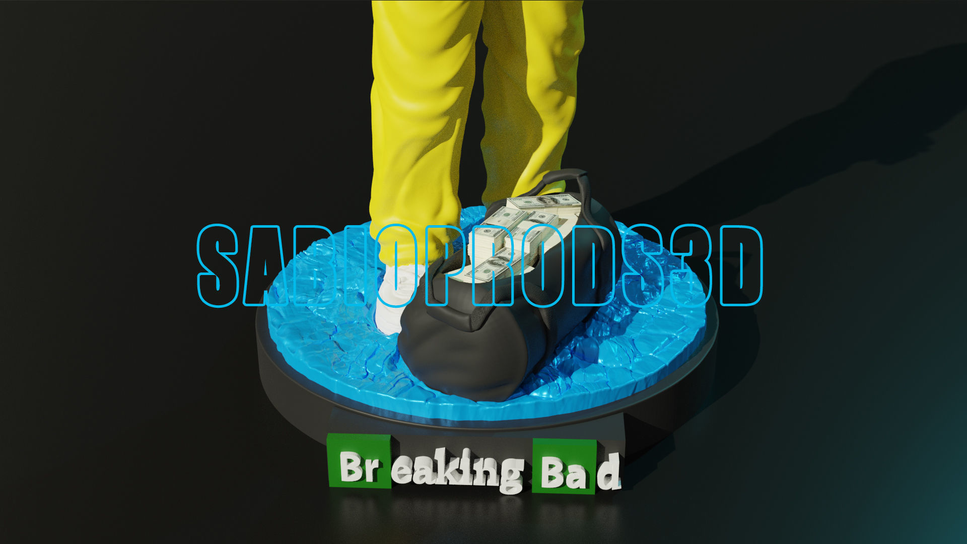 JESSE PINKMAN BREAKING BAD 3DMODEL SABIOPRODS 3D PRINT MODEL 3D print model_3