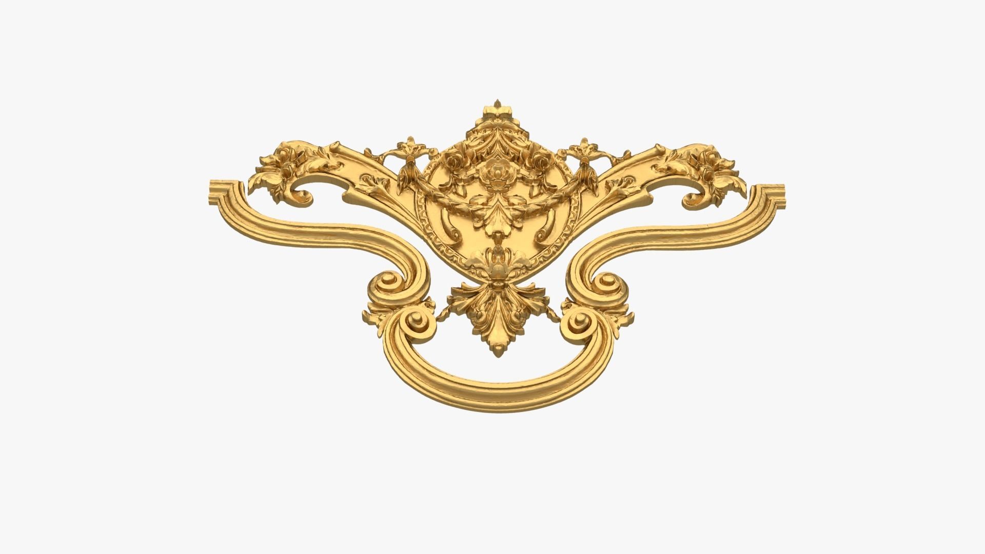 Classic decor ornament 234 3D model_3