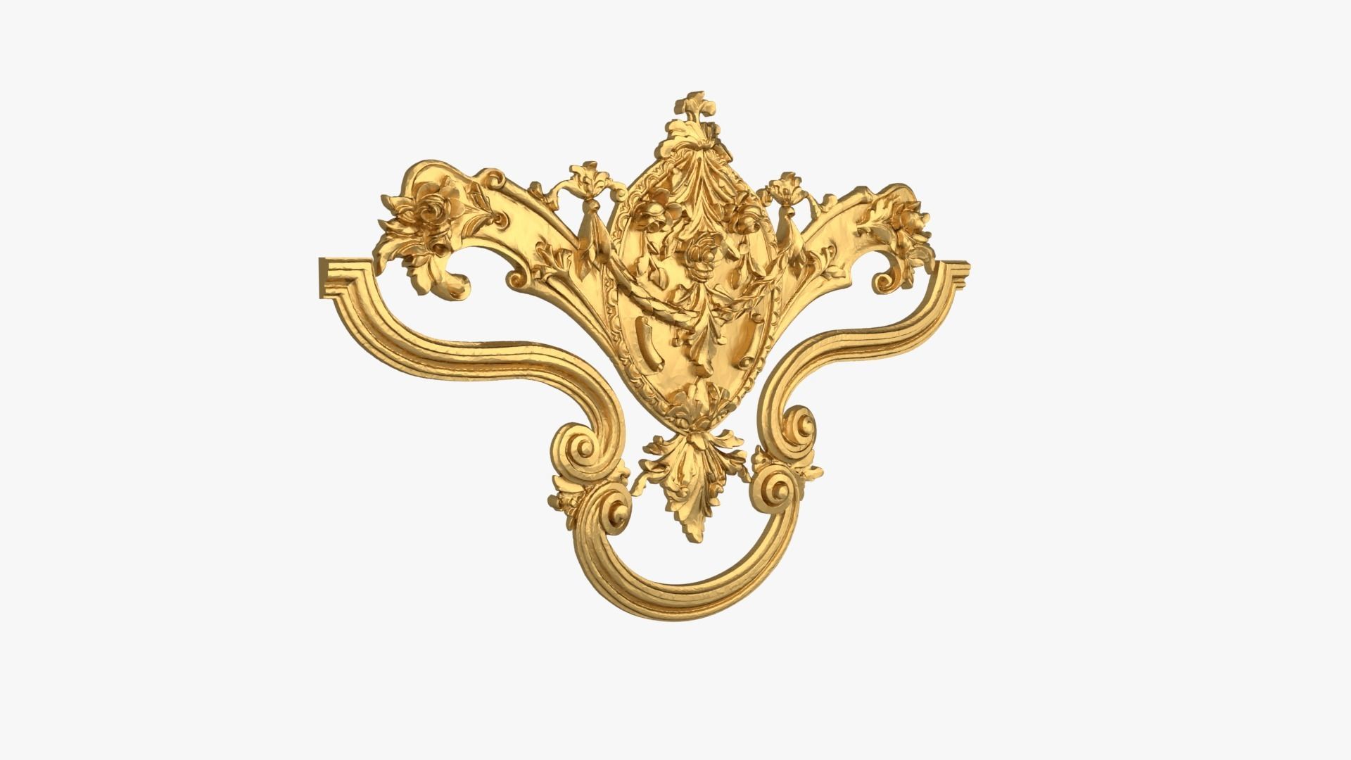 Classic decor ornament 234 3D model_1