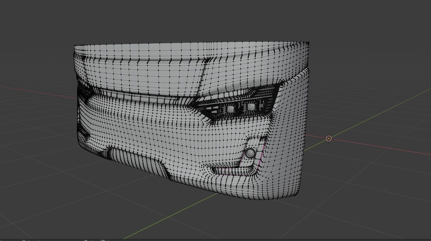 Laksana SR3 Front Bumper 3D model_3