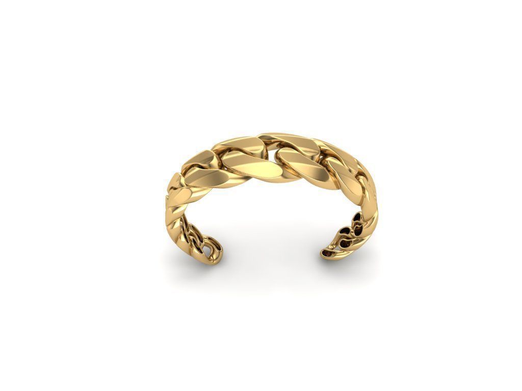 chain bracelet 3D model_2