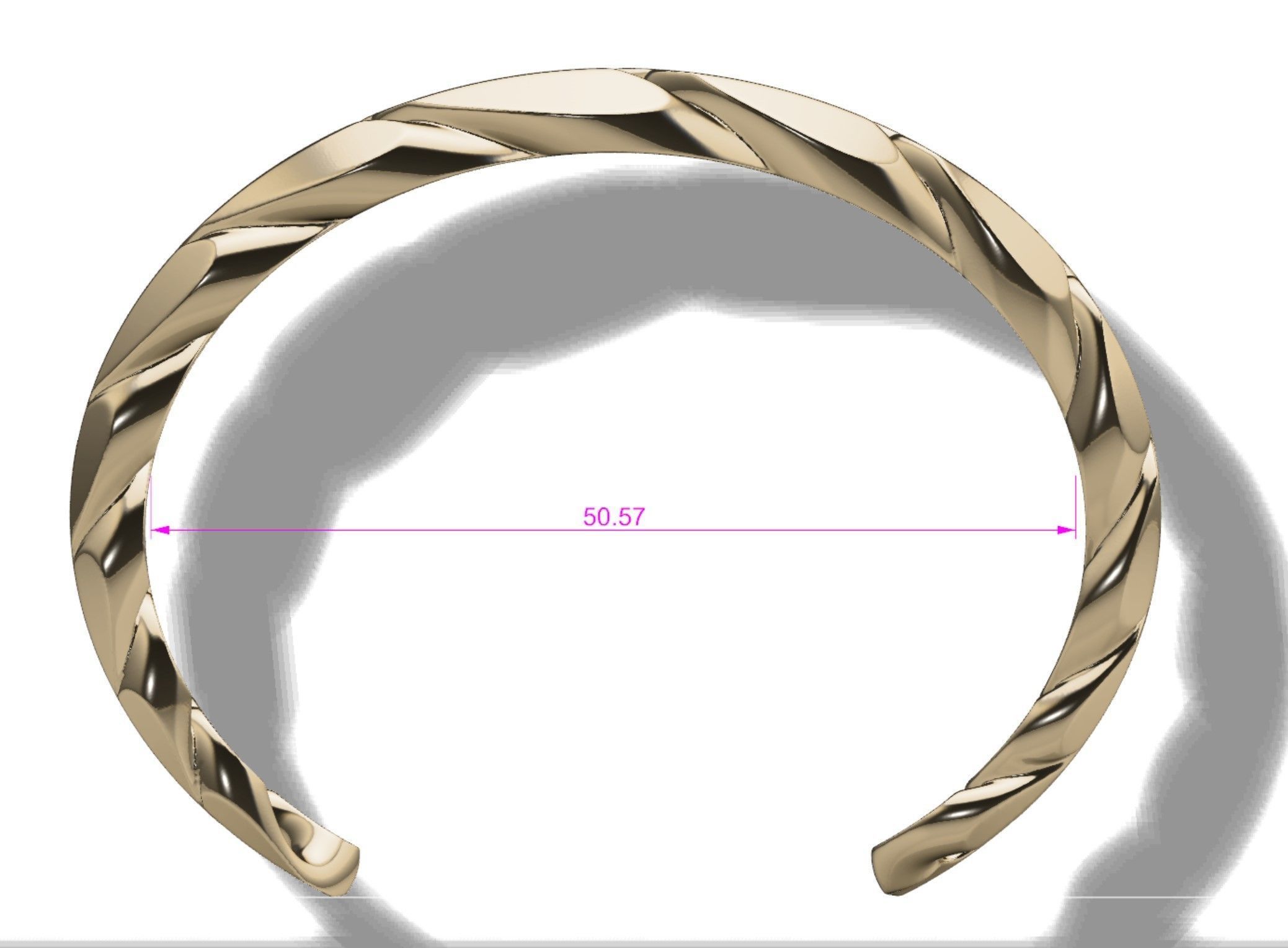 chain bracelet 3D model_12