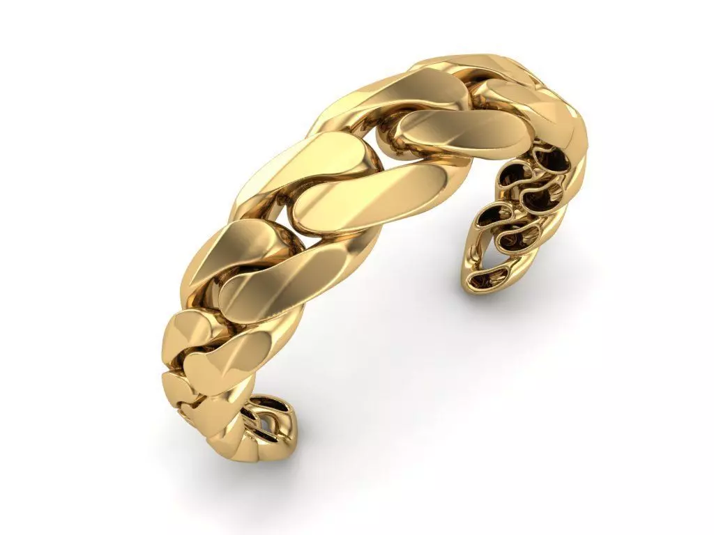 chain bracelet 3D model_0