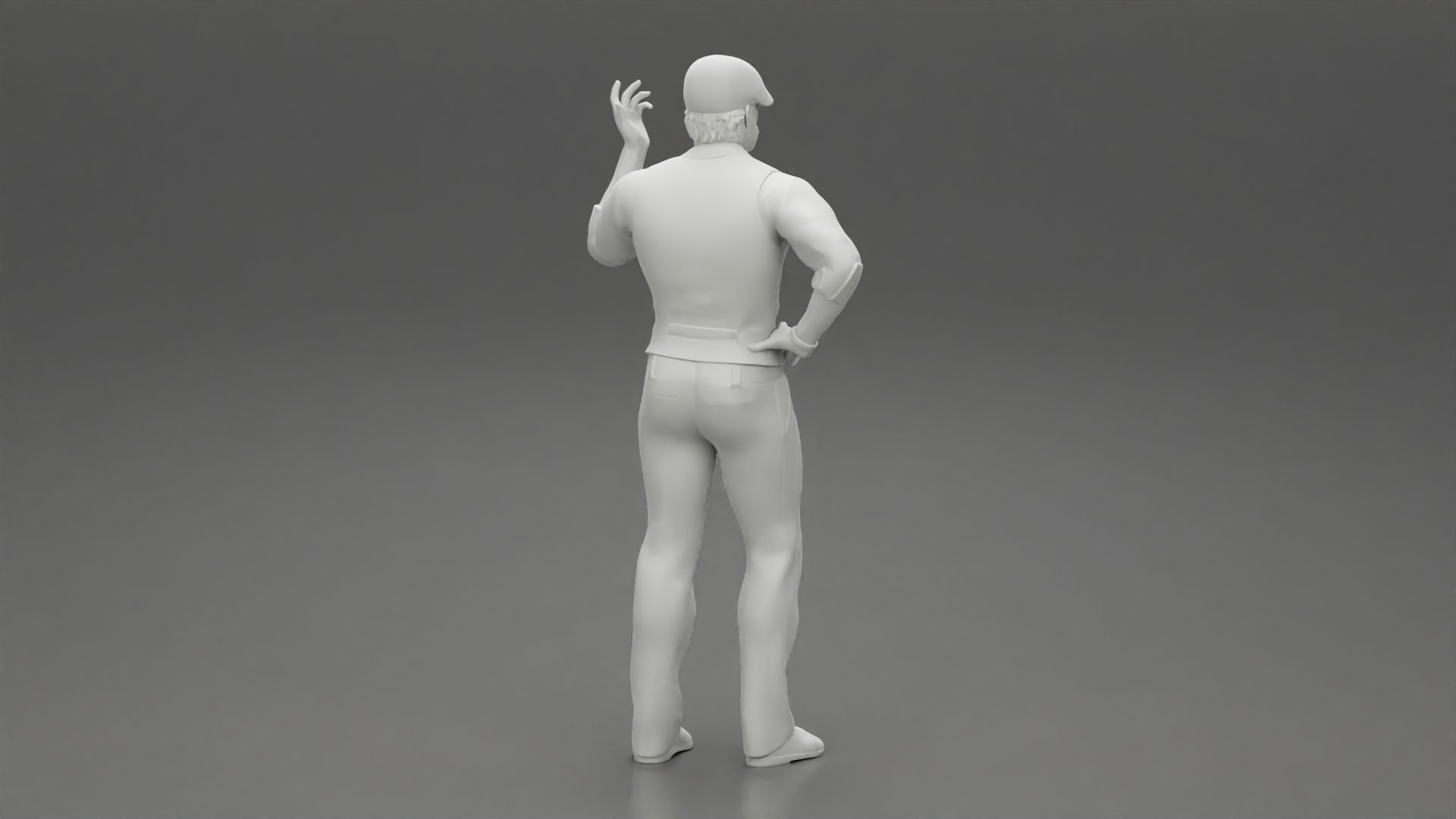 handsome man in outfit thomas shelby 3D print model_8