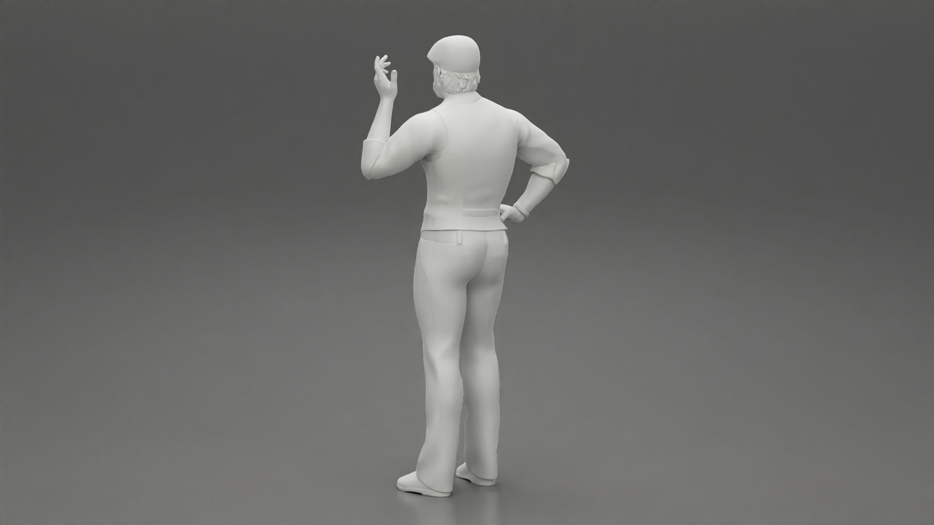 handsome man in outfit thomas shelby 3D print model_9