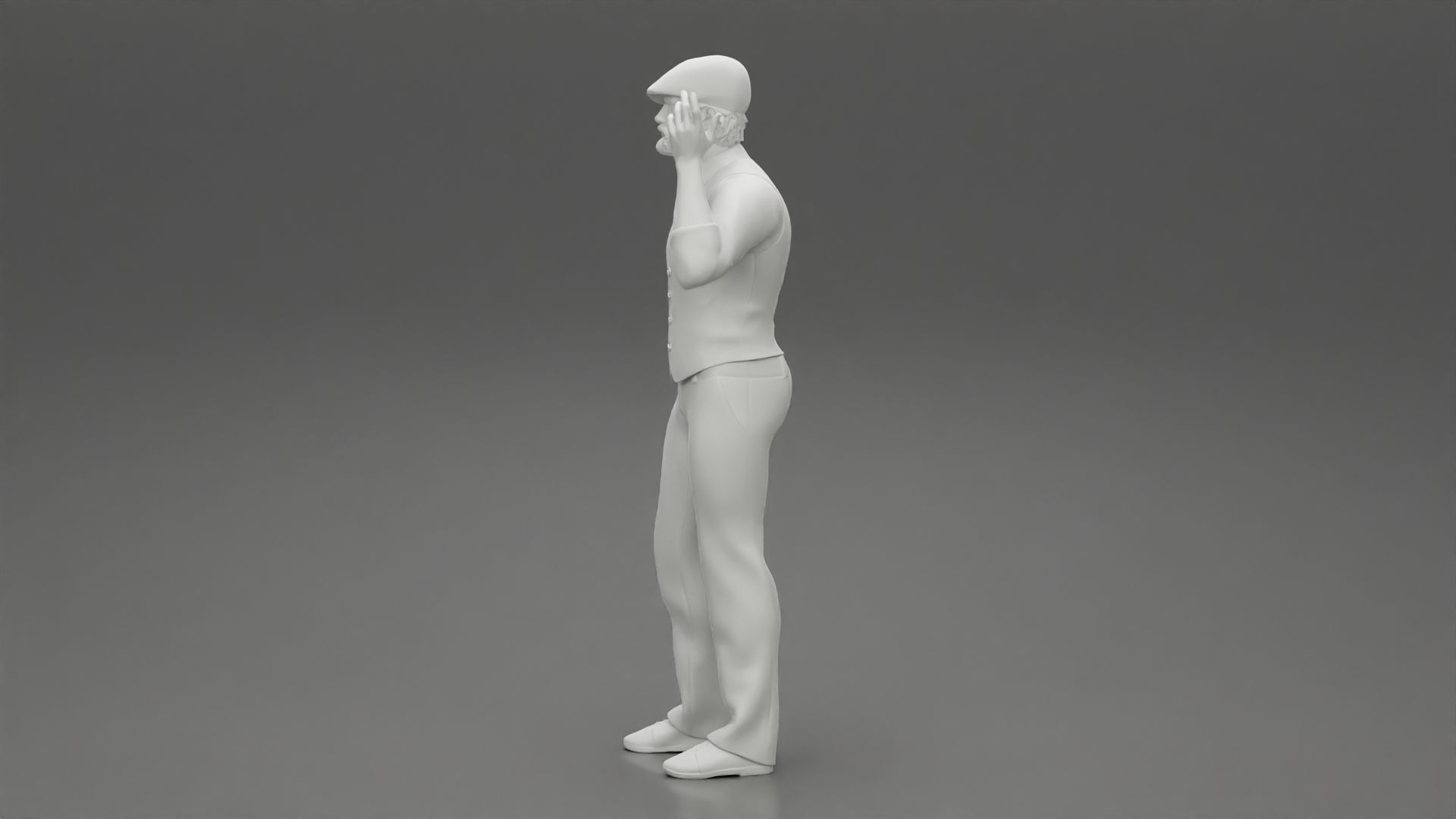 handsome man in outfit thomas shelby 3D print model_10