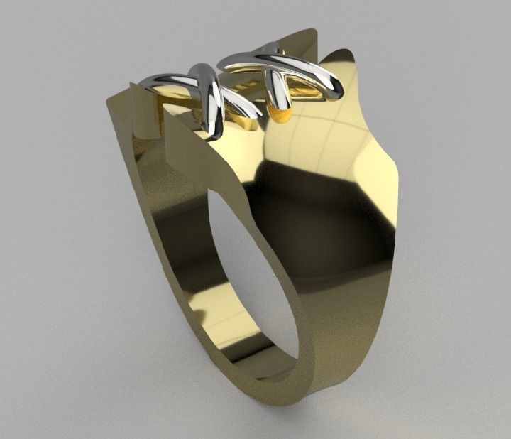 Corset Ring 3D print model_2