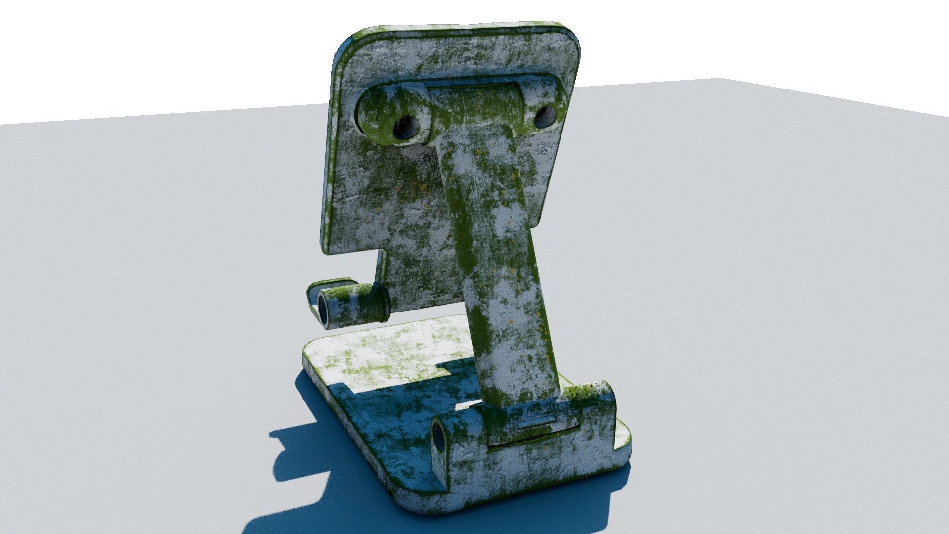 mobile phone holder Low-poly 3D model_3