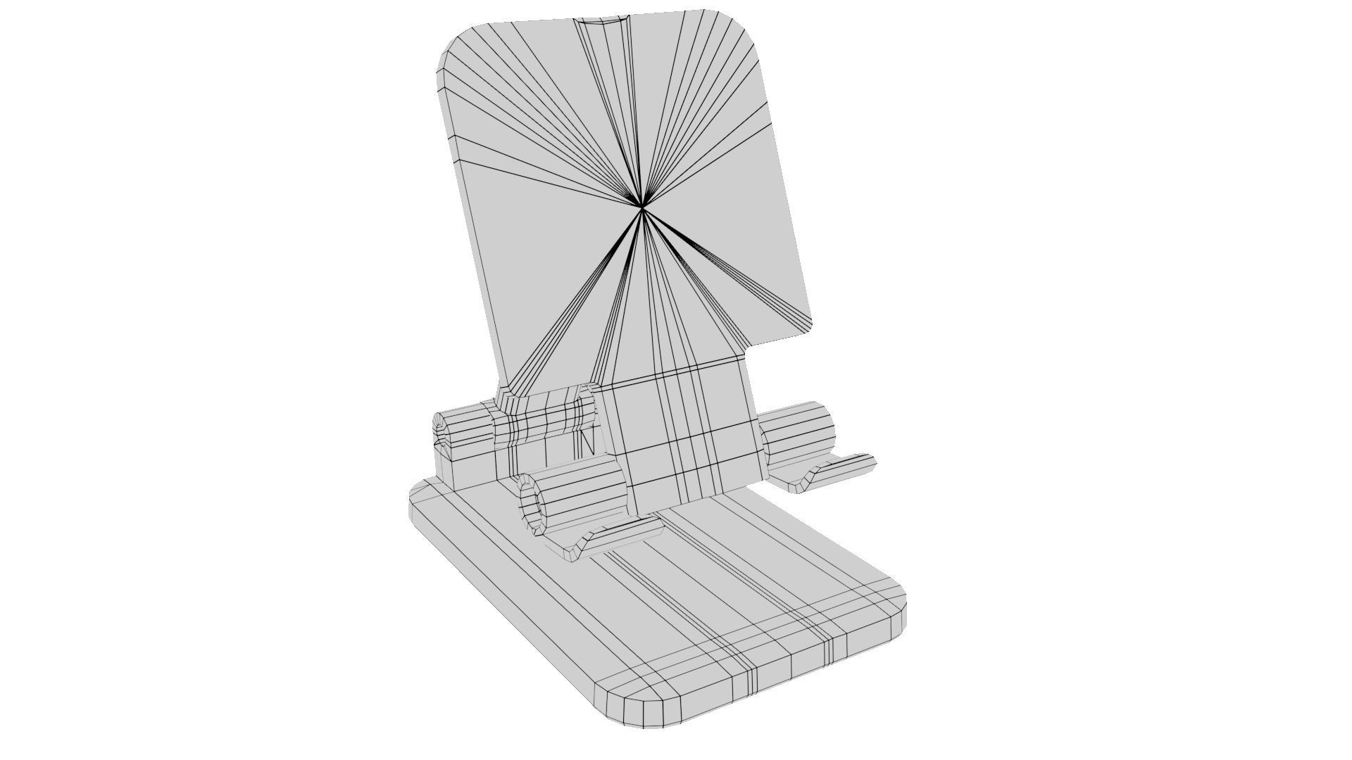 mobile phone holder Low-poly 3D model_10