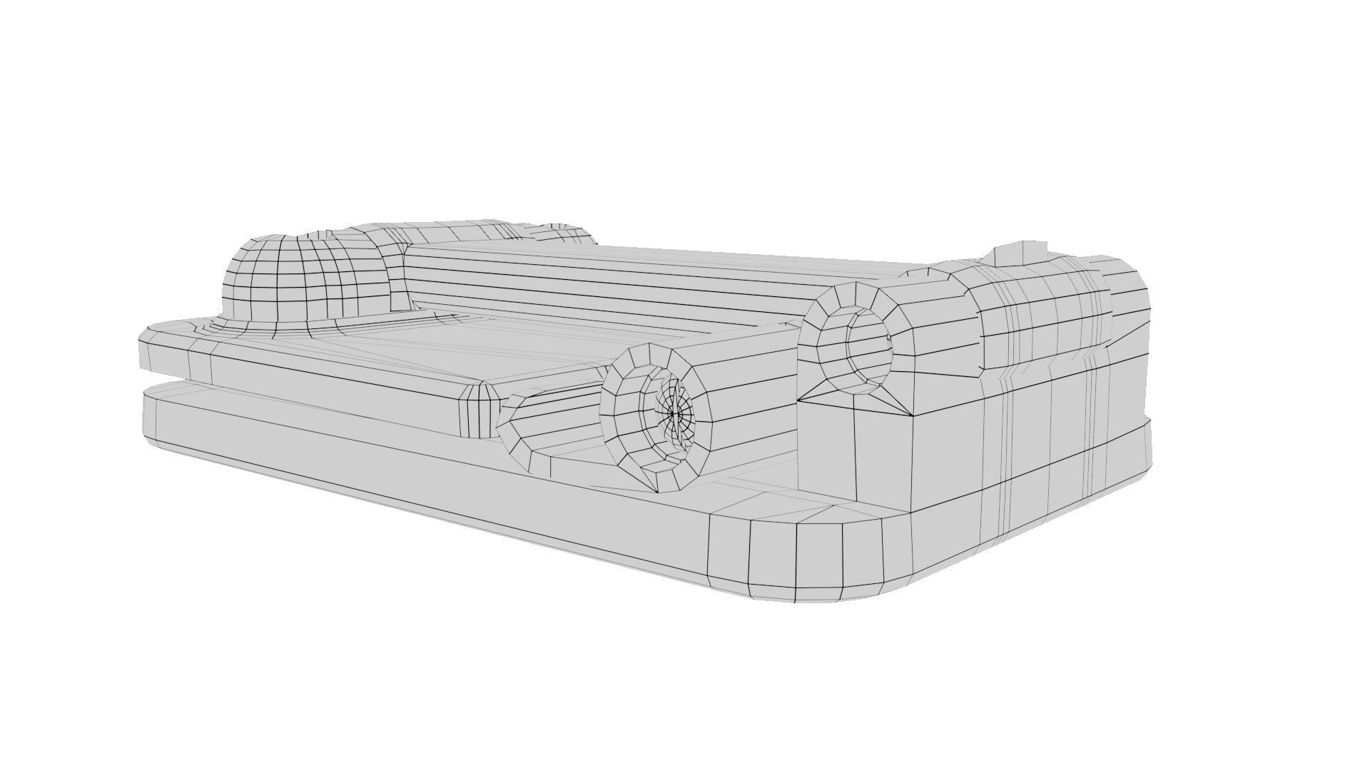 mobile phone holder Low-poly 3D model_8