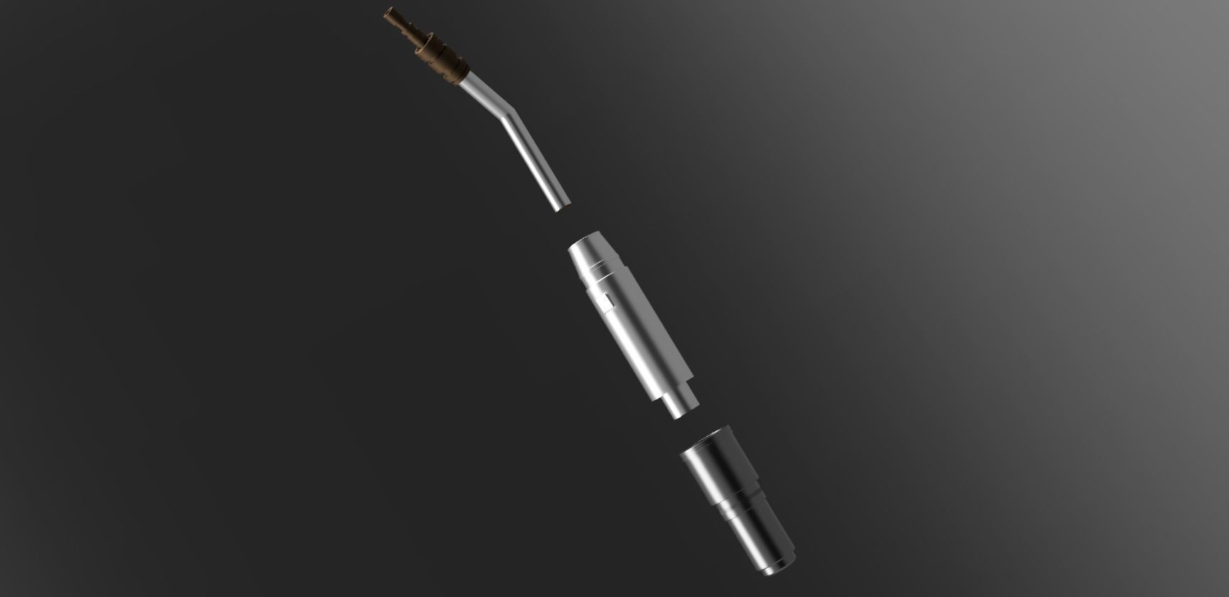 Babu Frik Welding Torch Star Wars Inspired 3D print model_3