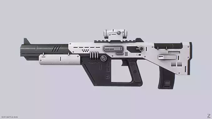 Scifi battle gun