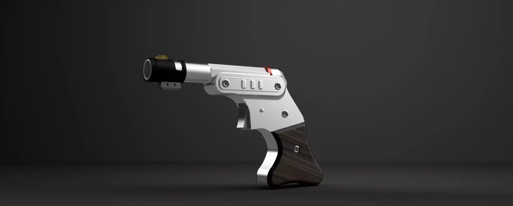 KickBack Blaster Pistol Star Wars Inspired Vest Pistol 3D print model