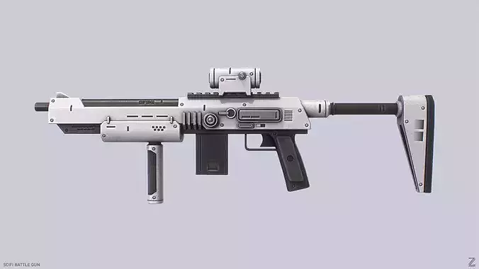 Scifi battle gun