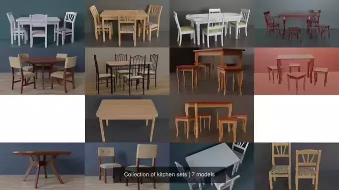 Collection of kitchen sets 