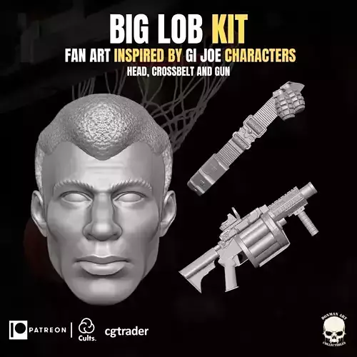 Big Lob fan art Kit for action figurtes
