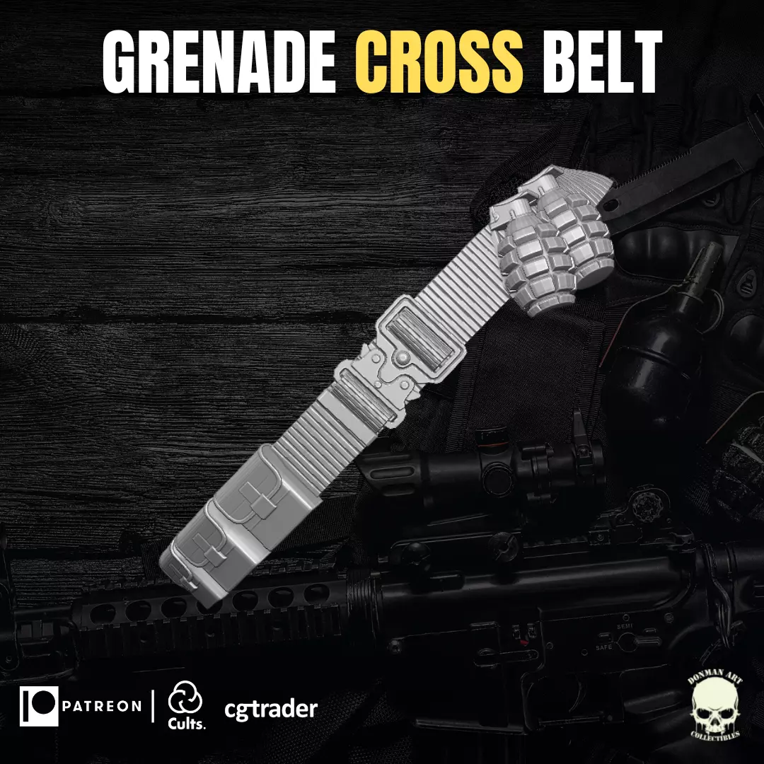 Crossbelt for action Figures 3D print model