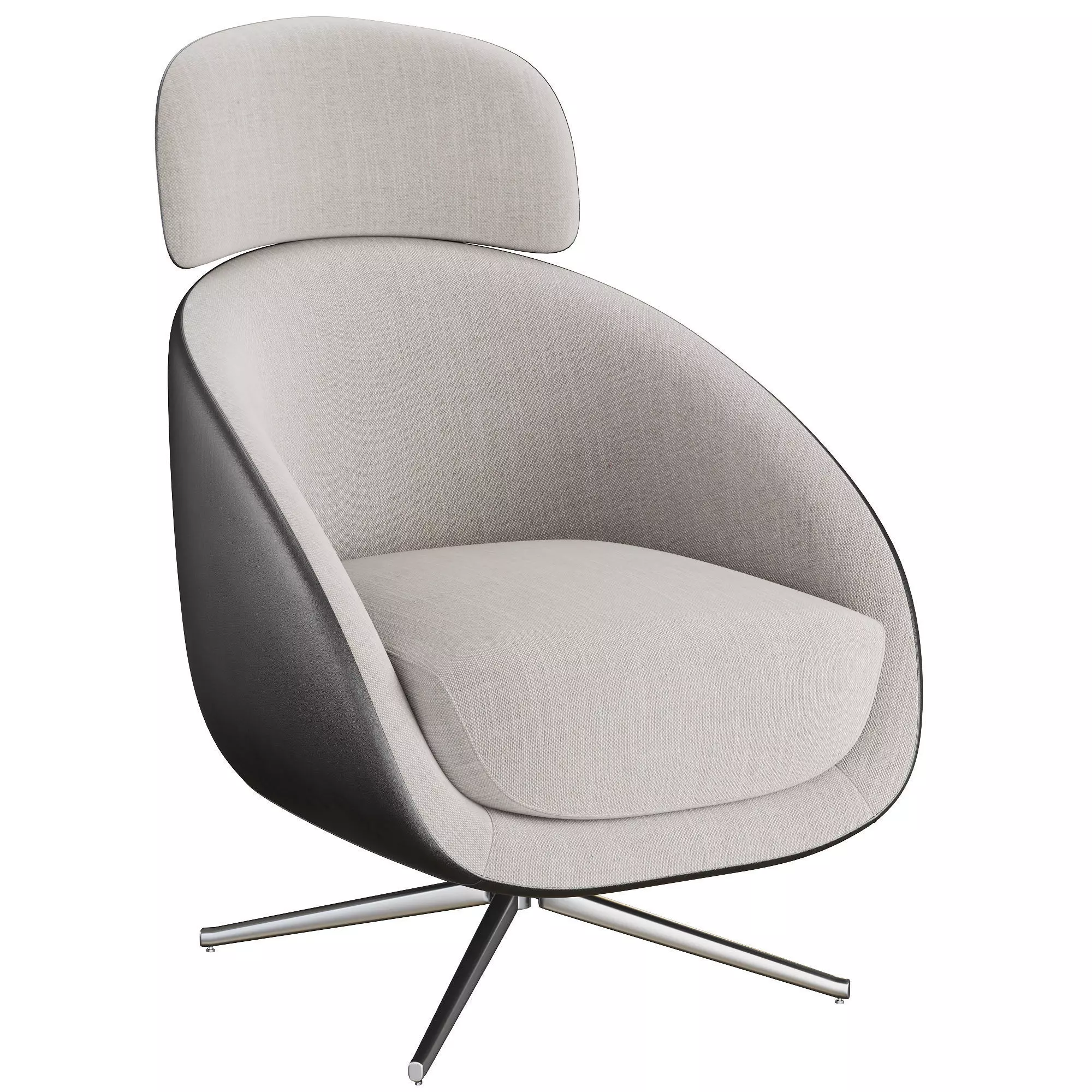 RUSSELL Armchair Low-poly 3D model