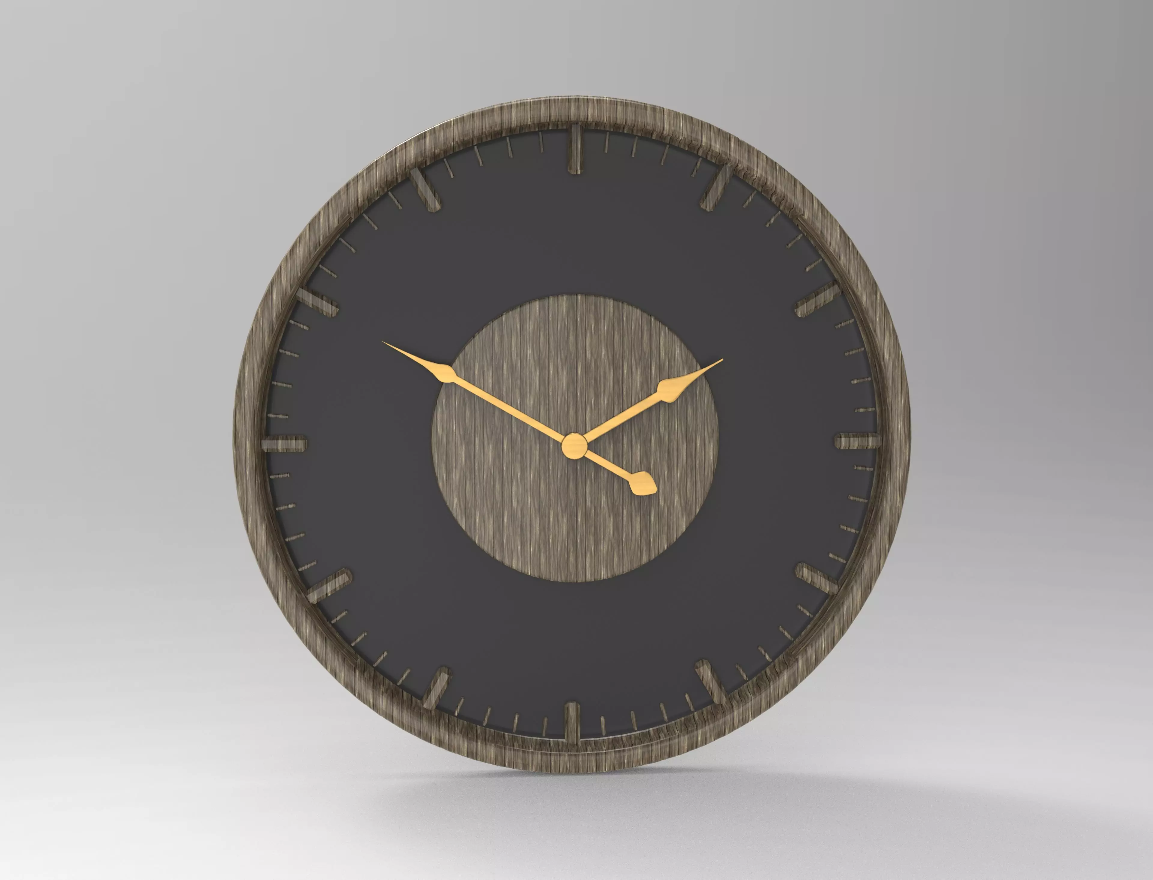 wall clock Free low-poly 3D model