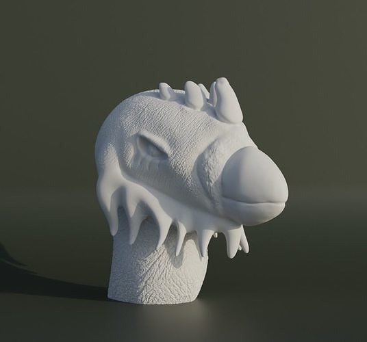 Angry Bird Bust - Chicken Bust - Peacock Figure - Cockerel  Free 3D print model