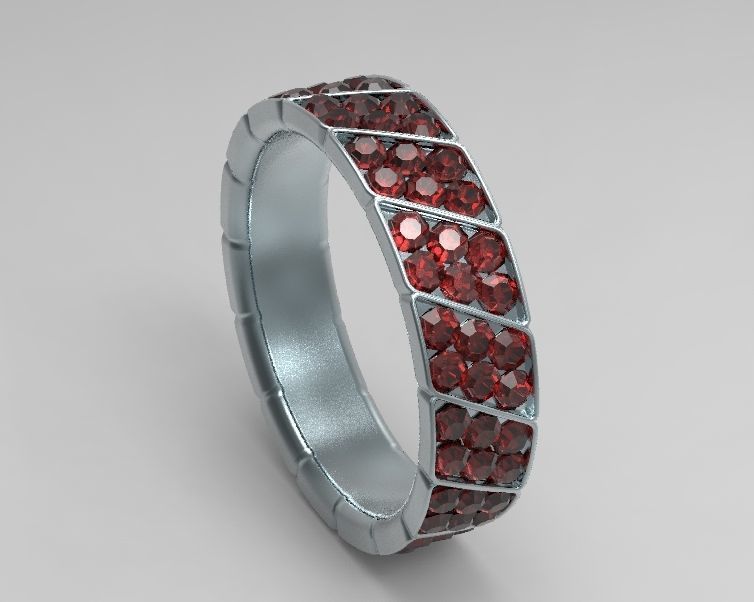 Finger Ring-06 3D print model_3