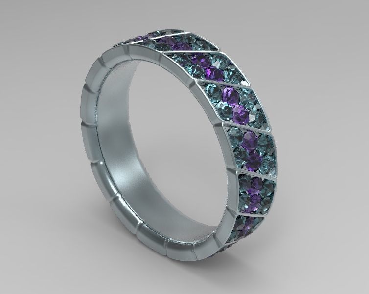 Finger Ring-06 3D print model_38