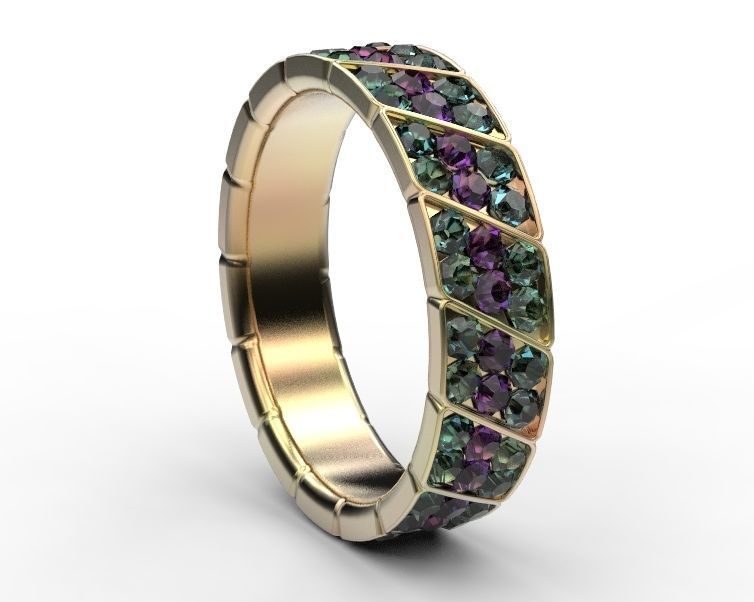 Finger Ring-06 3D print model_34