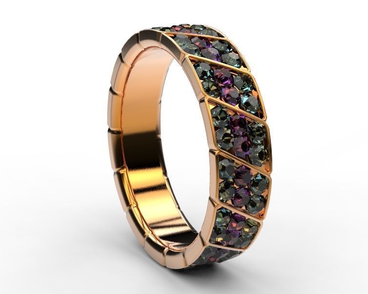 Finger Ring-06 3D print model_35