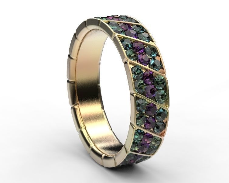 Finger Ring-06 3D print model_30