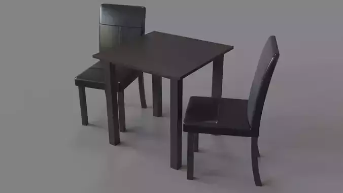 Porch and Den Third Ward Washington 3-piece Dining Set Black