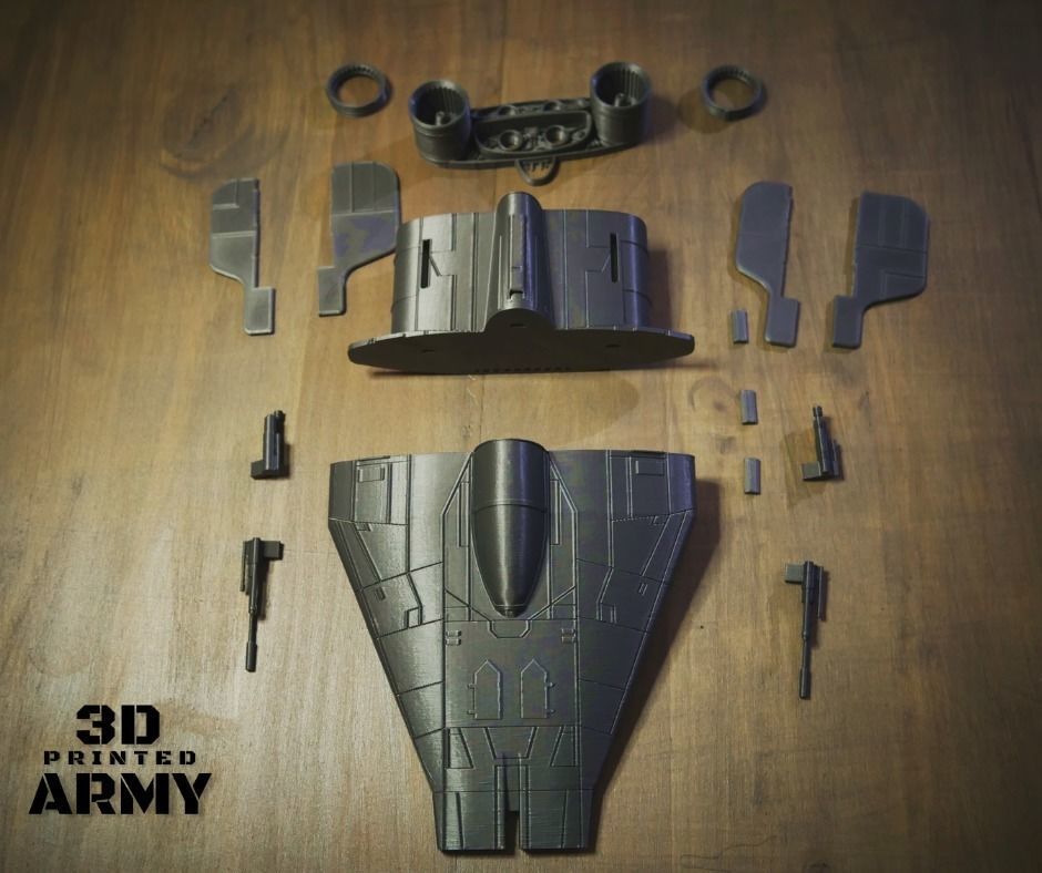 Star Wars A-WING RZ-1 starfighter  -3D Print STL files 3D print model_15