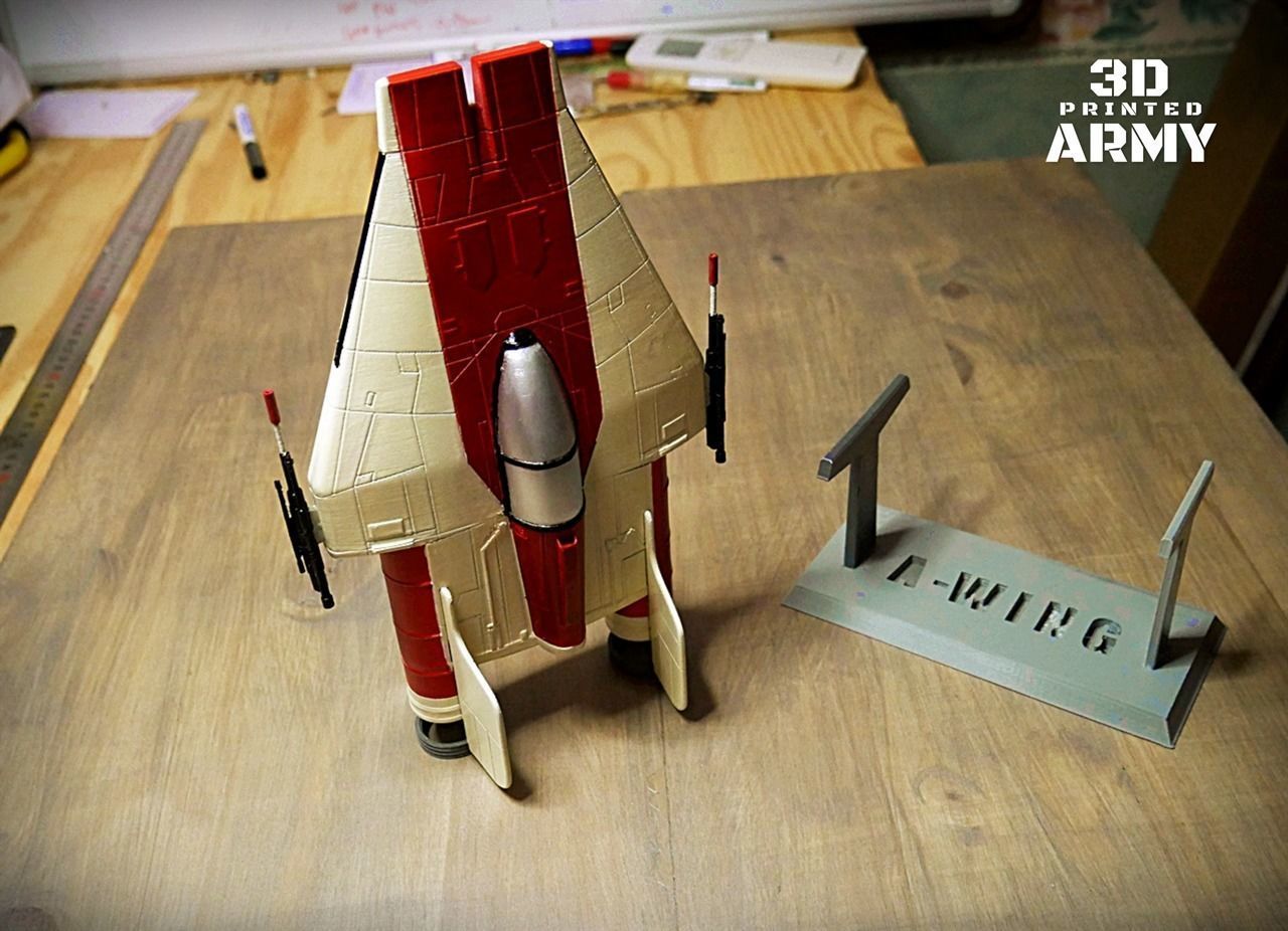 Star Wars A-WING RZ-1 starfighter  -3D Print STL files 3D print model_23
