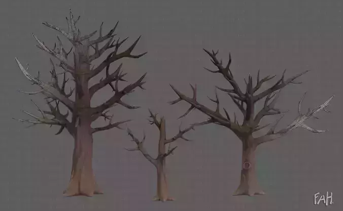 Trees Cartoon V22