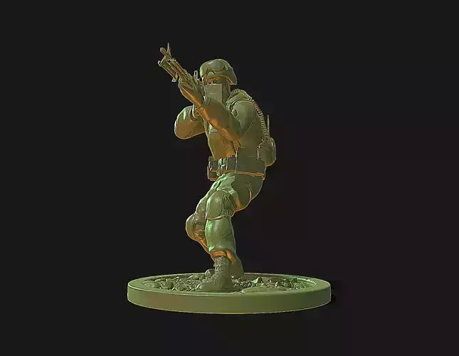 75th Ranger Run Backwards - US Army 3D print model