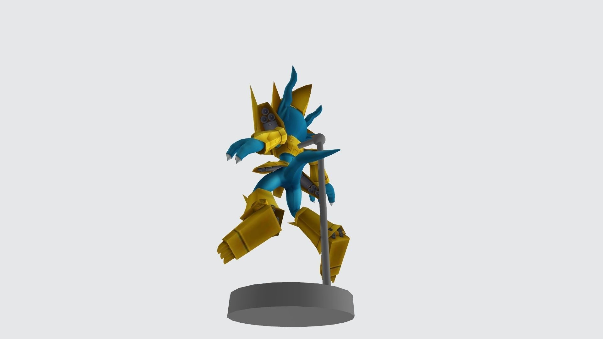 Magnamon SD 3D print model_5