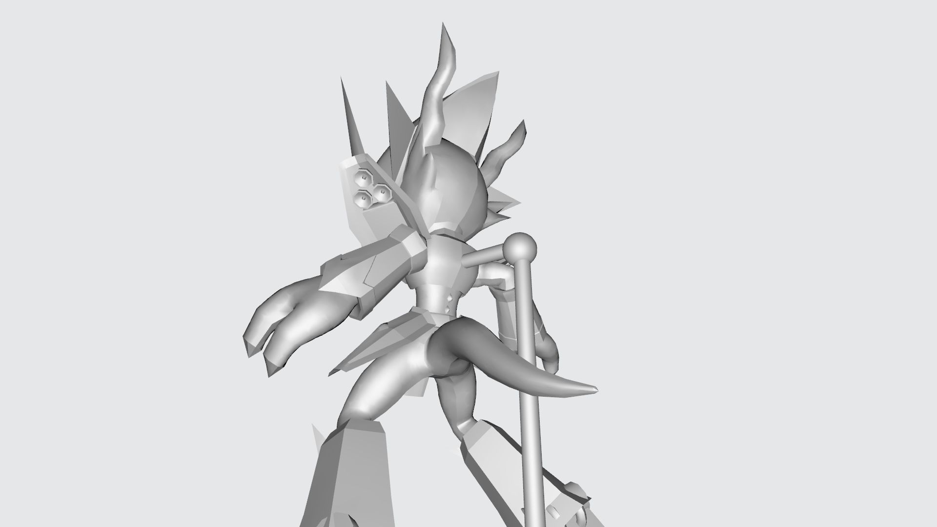 Magnamon SD 3D print model_12