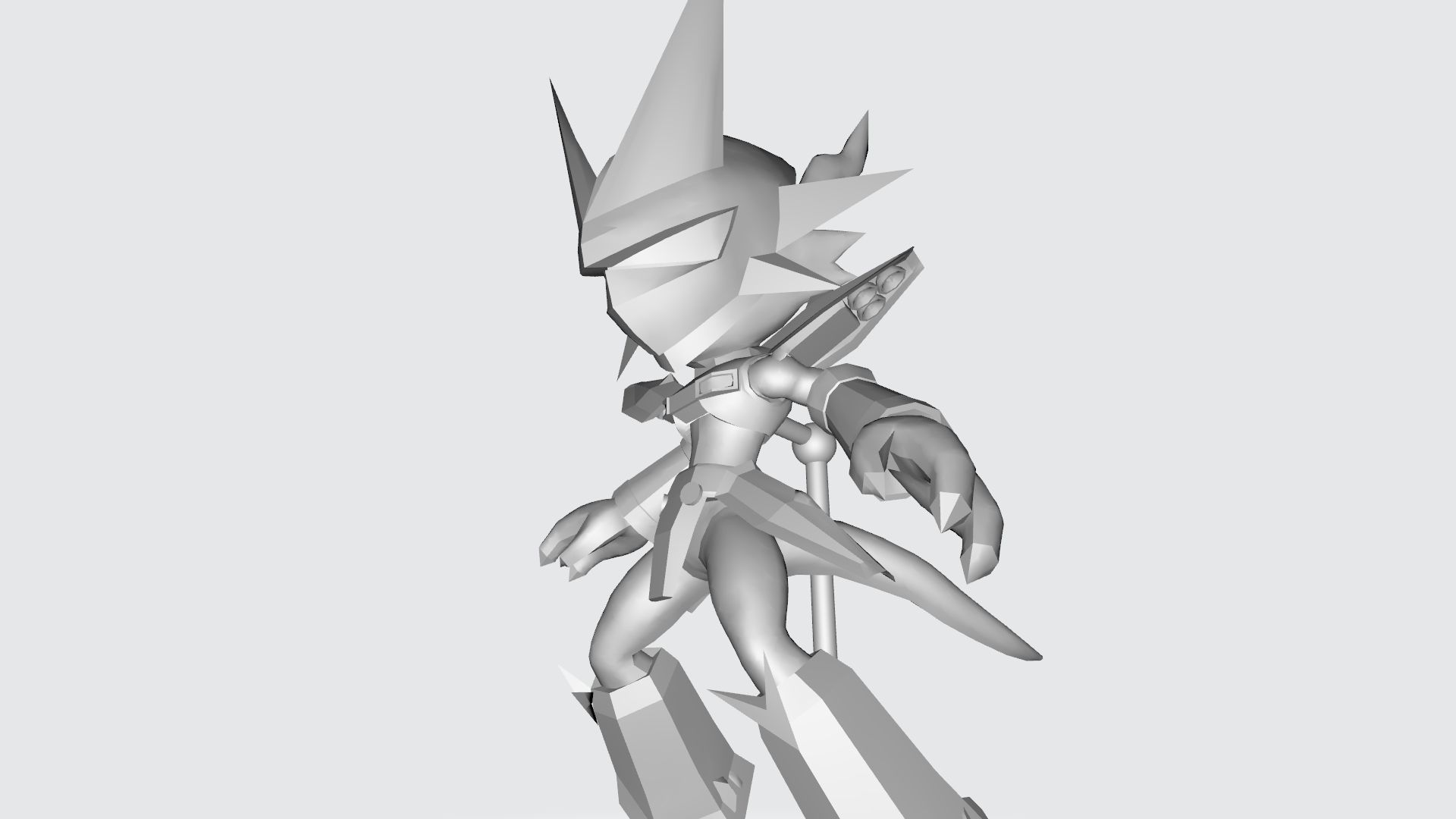 Magnamon SD 3D print model_11