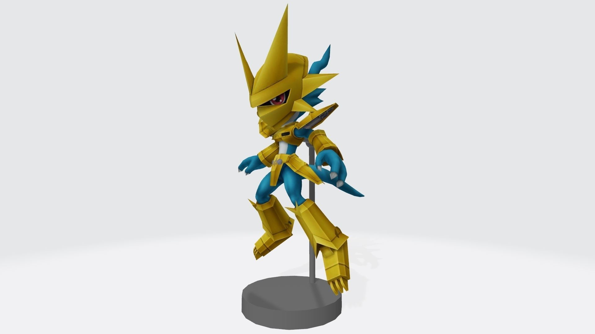 Magnamon SD 3D print model_1