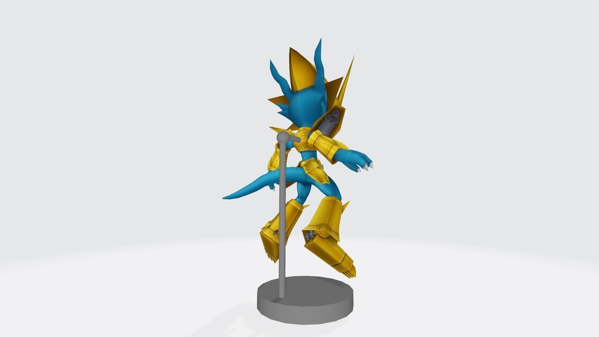 Magnamon SD 3D print model_3